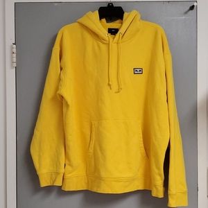 All Eyes II Yellow Obey Pullover Hoodie